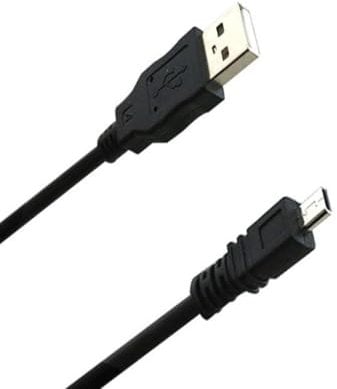 umvowuxa USB Cable UC-E6 UC-E16 UC-E17 8-Pin Data Cable Compatible with Nikon D5500 D5300 D5200 D5100 D5000 D3200 D3300 D750 D7200 D7100 Nikon CoolPix S3300 B500 P510 P520 P500 (Black/1M)