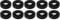 AC Compressor Shaft Seal Kit, 10Pcs Rubber AC Compressor Oil Seals Set Air Conditioning Compressor Shaft Seal Kit Easy Installation for V5 AC Compressors