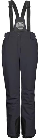 killtec Women's Ksw 249 Wmn Ski Pnts_erielle Ski trousers/functional trousers with removable straps, edge protection and snow guard