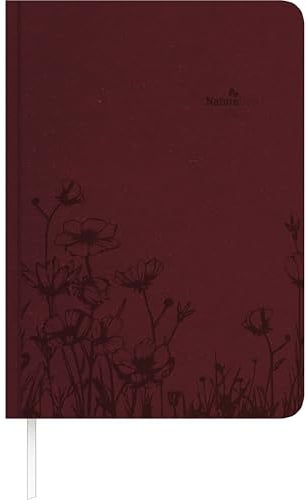 Alpha Edition - Buchkalender Nature Line Flower 2026 – Taschenkalender 15×21 cm 1 Tag/Seite mit Hardcover & umweltfreundlicher Ausstattung, nachhaltiger Terminplaner für Beruf, Schule & Alltag