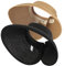 Kyzistn 2Pcs Straw Hat Women Foldable Visor Hats,Sun Visors for Women Wide Brim Straw Ponytail Summer Beach Hat(Beige+Black)