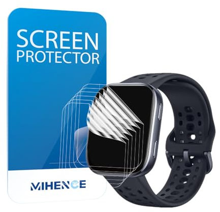 MIHENCE Screen Protector Compatible for Amazfit Bip 6 Smart Watch, TPU HD Protective Film (6 PCS)