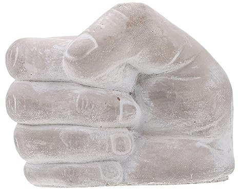 POPETPOP Dekorativer Zement-blumentopf Fist-Form Für Sukkulenten Pflanzgefäß Für Innen Und Außenbereiche Design Für Wohn Und Bürodekoration