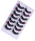PACKOVE 7 Paires Faux Cils Colorés Épais et Courbés Accessoires de Costume pour Cosplay Scène