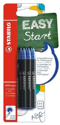 STABILO Tintenpatronen EASY Original, 0,5mm blau (6 piece)
