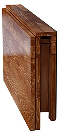 Klappbarer Wandtisch aus Holz für Küche oder Heimbüro, platzsparend, Esstisch, Laptop-Arbeitsplatz mit herunterfallendem Blatt und Regal