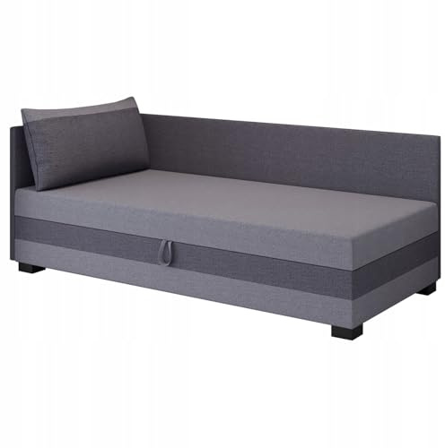 TAPCZANY24 - Boxspringbett Ilia+ 93x198 cm mit Schaumstoff Matratze