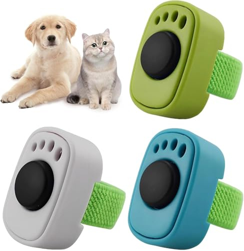 Simsky Hundetrainings-Clicker-Set, 3-teilig, Finger Clicker zur Hundeerziehung, Fingerring-Clicker für Hunde Katzen Pferdetraining