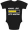 Shirtgeil Baby Body Kurzarm mit Spruch - Windel Lädt, Bitte Warten! - Baby Kleidung Junge Mädchen 6-12 Monate Schwarz