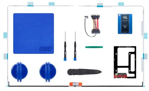 OWC SSD Upgrade Bundle For 2012-2015 iMacs, 2.0TB 6G SSD, Drive Converter Bracket, In-line Digital Thermal Sensor Cable, Installation tools