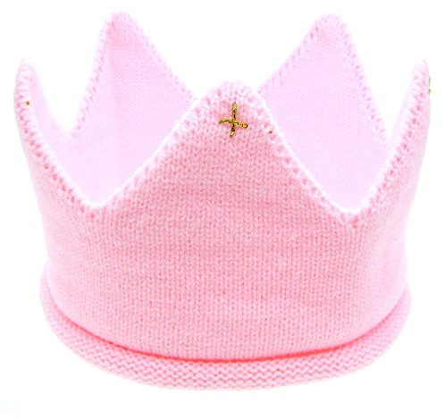 URSING Baby Jungen Mädchen Krone Stirnband Hut Stricken Turban Strickmütze süße Kopfschmuck für Kinder Headwear Hut Partyhüte Kopfbedeckung Party Karneval Fasching Hochzeit Dekor