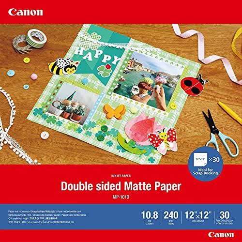 Canon MP-101D 12x12 30 DOUBLE MATTE PHOTO PAPER, 4076C007