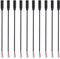 Fancasee (10 Pack) Replacement 3.5mm Female Jack to Bare Wire Open End TRS 3 Pole Stereo 1/8 3.5mm Jack Plug Connector Audio Cable for Headphone Headset Earphone Cable Repair