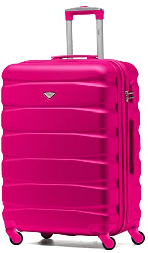 Flight Knight ABS 3 Tailles Valise Legere Compatible avec Air France, Hop! easyJet, RyanAir Et Bien d'autres! Bagage a Main 55x35x20 cm Et Bagage en Soute Grande avec 4 Roues.