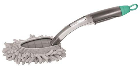 Maury's Mop Ciniglia Scopa Cattura Polvere Leva Polvere Lava Pavimenti con Bastone Allungabile da 65 cm ad Un Massimo di 125 cm Colori Assortiti … (Spolverino Ciniglia)