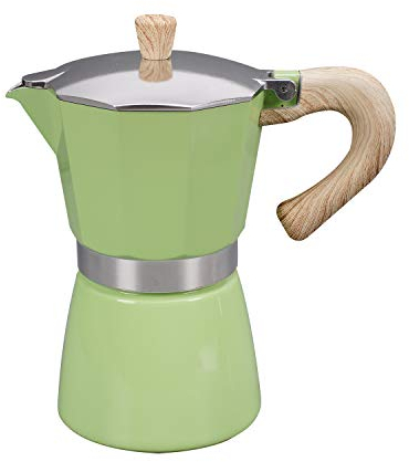 Gnali & Zani VEZ009/IND/GREEN Espressokocher, Aluminium, grün