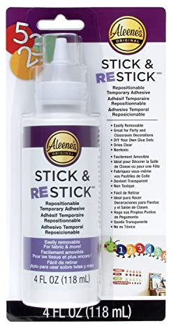 Aleenes, Ilovetocreate Aleene's Stick & Restick Glue, 118ml carded, 4OZ, White