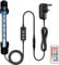 VARMHUS Submersible LED Aquarium Light,Fish Tank Light with 3 Stage Timer Auto Turn On/Off and Remote Controller Custom Adjusts 13 Colors and Brightness,24/7 Cycle (18cm, RGB)
