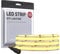 BTF-LIGHTING FCOB COB Striscia LED flessibile ad alta densità uniforme 14W/m 1M DC12V Bianco freddo 6000K CRI 90+ 10mm Larghezza Nastro LED dimmerabile per decorazioni (senza adattatore o controller)