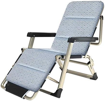 Sywlwxkq Balkon Büro Entspannungsstuhl Übergroße Gartenliegen und Liegen im Lagerhaus | Hochleistungs-Metallklapp-Gartenstühle mit Fußschemel | Patio-Liegestühle für Strand Ca.