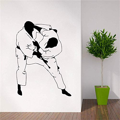 Judo Wandaufkleber Moderne Kunst Wanddekoration Kinderzimmer Wohnzimmer Hauptdekoration Aufkleber Wandbild 57Cmx 76Cm