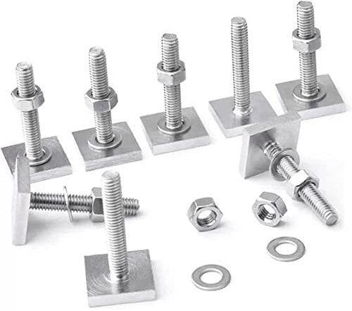 8 Stück T-Nut Adapter Nutensteine,Relingträger T-Nut Adapter,Nutensteine Dachträger,T-Nut Adapter m6,Nutsteine Set T-Nut,T-Nut Adapter Dachträger