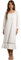 Nanxson Chemise de Nuit Femme Manches Longues Robe de Nuit Vintage Vêtements de Nuit Pyjama (XL,Blanc)