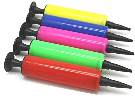 Demiawaking Pompa per Palloncini a Mano in Plastica Pompetta per Palloncini, Tappetino Gonfiabile, Giocattolo Gonfiabile Gonfiatore Palloncini Portatile