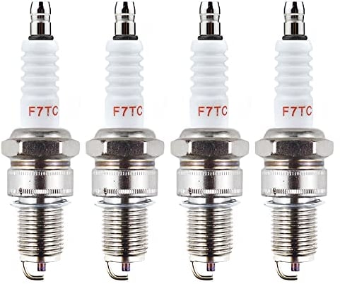 4 STK F7TC Zündkerze (F7TC und F6TC gelten für dieselben Modelle) für 4-Takt Zündkerzen für Briggs Stratton Ersatz Motorgeräte Motoren 550E 550EX Eco-Plus 575EX Series Ersetzt