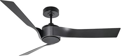 CasaFan Energiespar Deckenventilator mit Fernbedienung Eco Revolution Nachtschwarz/Metallgrau