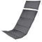 Graphite Holz-Liegestuhl Auflage für Klappbar Klappliegestuhl Wasserabweisende Polster Hochwertiges Polyester Kissen mit Watte in der Farbe Graphite [145]