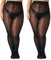 Yilanmy 2 Paare Damen Glänzende Strumpfhose Große Größen Sexy Ölige Glanz Strumpfhosen 15 Denier Seidig Reißfest Feinstrumpfhose-Schwarz*2 Paare,3XL/4XL