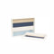 2er Tablett Set Maritim Holztablett Dekotablett Serviertablett Holz Anker 40x30cm + 35x24cm - blau Weiss Natur (Maritim Set)