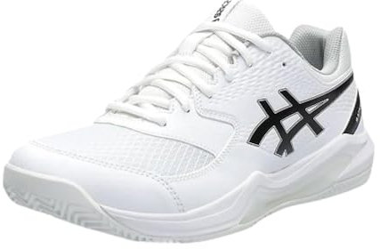 ASICS Herren Gel-Dedicate 8 Clay Sneaker, White/Black, 40 EU