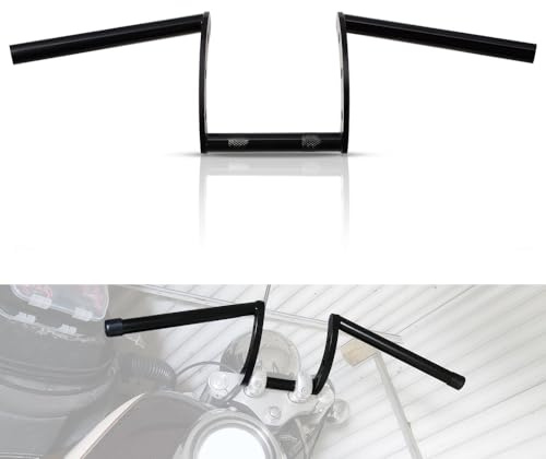 WOWTK 25mm 1 Z Bars Handlebar fits for Drag Bar Drag Custom Bobber Chopper Cruisers Softail Dyna Sportster