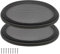 Unifizz Car Speaker Subwoofer Guard Protector, 6 x 9 Speaker Grill Covers, ABS Plastic Frame with Metal Mesh, Black - 2Pcs