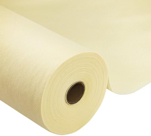 Tischdeckenrolle,Beige,1.18 x 45m,1 Rolle Tischdecke,Einweg Vlies Stoffähnlich,ideal für Jede Party,Hochzeit,Geburtstagsfeier,Gastronomie,Größe und Farbe nach Wahl