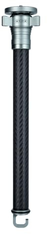 Rollei Columna Central de Carbono para Lion Rock Pro – Ajuste rápido de Altura, Aumenta la Altura máxima a 177 cm, Ligero y Estable, Gancho de Peso para Mayor Estabilidad