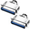 MEIRIYFA CN36 IDC Stecker Adapter, 2Pack CN36 IDC 36 Pin Stecker Centronics Stecker Adapter für Drucker (Stecker)