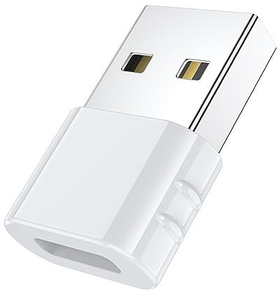 TIANQUXNGI Adaptateur USB C femelle vers USB mâle USB de type C vers USB 2.0 pour ordinateur portable, PC, clavier 480 Mbps