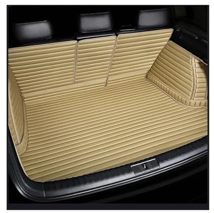 IENQBVL Bandeja Maletero Alfombrilla para Maletero De Coche Personalizada De Cobertura Total para Citroen C3 para Shine 2017 2018 2019 Alfombrilla Maletero(Beige)