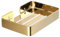 Porte-savon de douche mural en acier inoxydable robuste avec drain, porte-savon doré avec vis pour salle de bain, cuisine, comptoir de douche