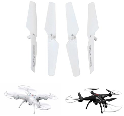 Universal Rotoblätter, Propeller für viele RC Modelle u. a. für ferngesteuerte Helikopter, Drohnen, Quadcopter, Quadrocopter, Flugzeuge, Spielzeuge, Langlebig, Robust und Leicht, Hohe Kompatibilität