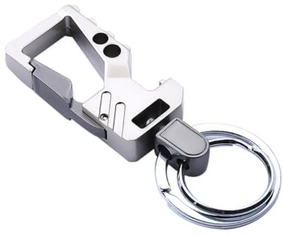 GRIRIW Schlüsselanhänger Mit Flaschenöffner Aus Metall Abnehmbarer Schlüsselring Langlebig Und Rostfrei Für Zuhause Und Reisen