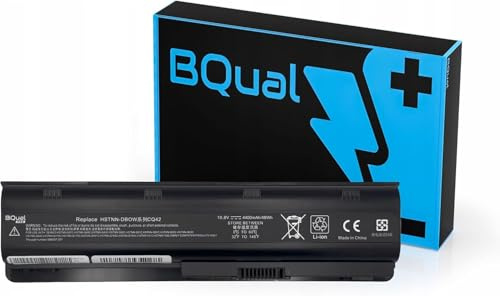 BQual Pro Batterie MU06 593553-001 pour HP Pavilion G6 G7, HP 240 245 250 255 635 650 655 2000, 4400mAh 48Wh 10.8V Li-ION. Remplacement Compatible 593554-00 HSTNN-DB0W Haute Performance CE