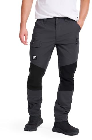 RevolutionRace Nordwand byxor för Herr | Mångsidiga vandrings- och friluftsbyxor för män. Robusta och slitstarka byxor för vandring, trekking och arbete med 6 fickor.