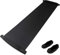 POWRX Slide Board inkl. Schuhüberzug ideal für Bein-, Potraining, Fitness und Athletiktraining I Slide Matte Gleitbahn Skiroller rutsch fitness Matte