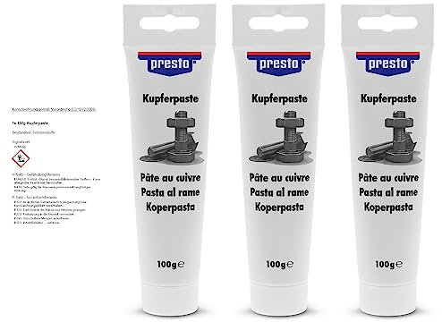 3x 100g PRESTO Kupferpaste