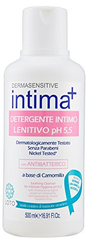 Intima+ Detergente Intimo Lenitivo, 500ml