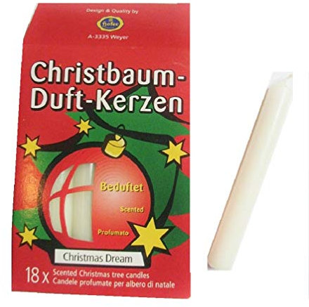 Hofer Baumkerzen (Christmas Dream) weiß 18 Stück